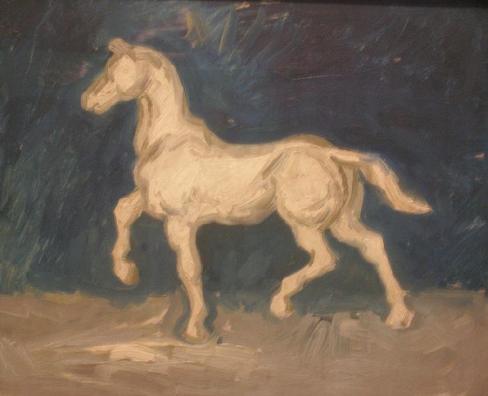  Plaster Statuette of a Horse